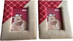 NICI Bilderrahmen 2er Set, 12,5cm X 8,5cm Beige